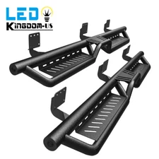 Drop Running Boards For 19-26 Dodge Ram 1500 Crew Cab Two-Stair Side Nerf Bars