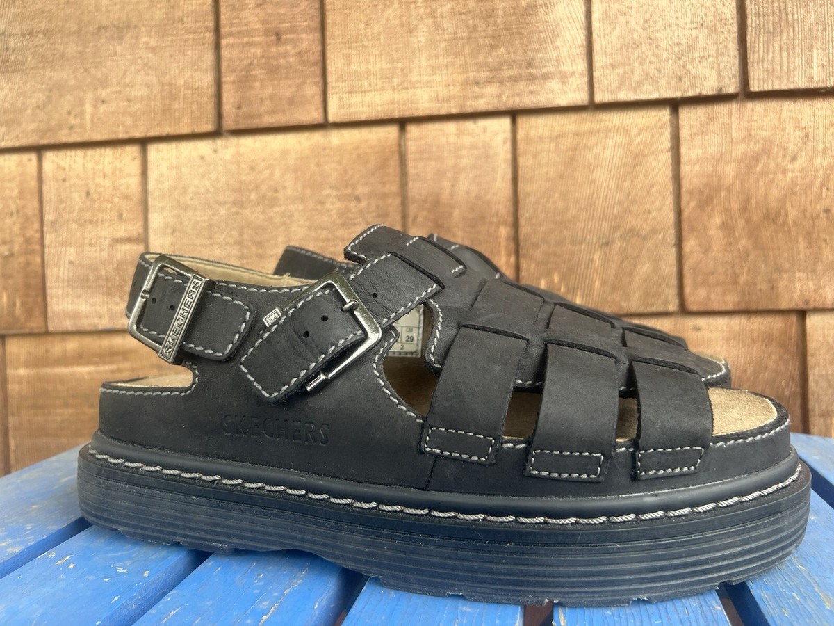 Sketchers Mens Fishermen Comfort Leather Sandal  Chunky Y2K us9 Skechers Y2K 90s Mens 12 Fisherman Sandals | Mercari main image 2