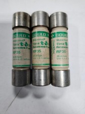LOT OF 3 GOULD RF35 RENEWABLE FUSE 250 V 35 AMPS NEW OLD STOCK