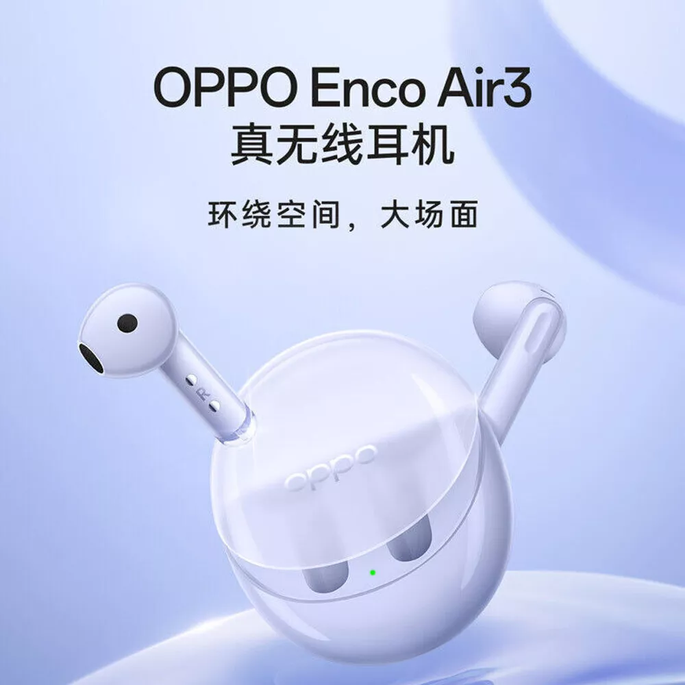 OPPO Enco Air 3 Half in ear earbuds headphones Customised pop ups IP54 BT5.3