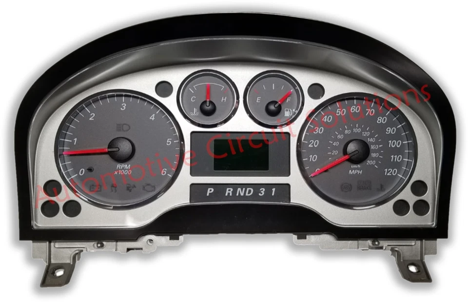 04-08 Mercury Monterey Freestar Instrument Gauge Cluster Display SERVICIO DE REPARACIÓN Foto 3 de 3