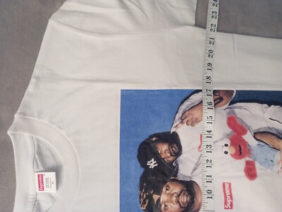 Rare Supreme Raekwon Ghostface Photo Tee White XL 2005 T-Shirt Wu