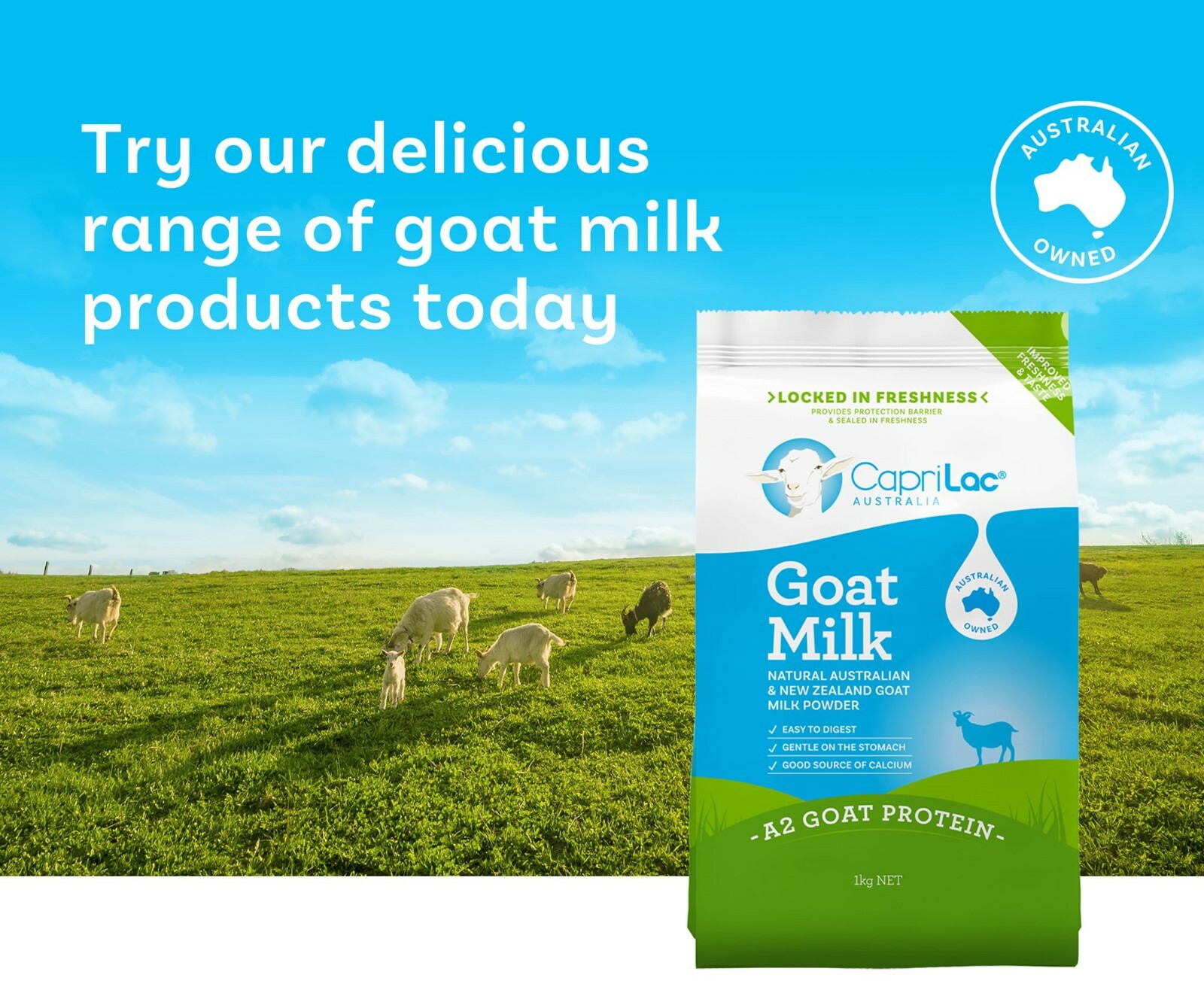 New CapriLac A2 Goat Milk Powder 1kg eBay