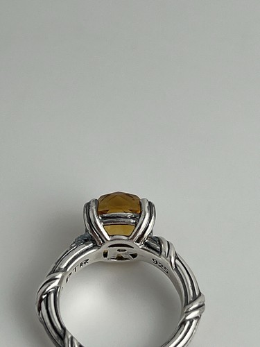Peter Thomas Roth Citrine(4 ct) Sterling Silver Ring Luxury Designer Elegant - Picture 7 of 12