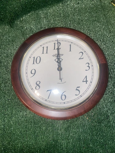 Vintage Wall Clock Art Deco Antique Decoration Glass