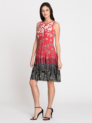 nic and zoe fit and flare dress NIC+ZOE Diamond Eyelet Sofia Dress Women's Dress Dark Indigo : XS