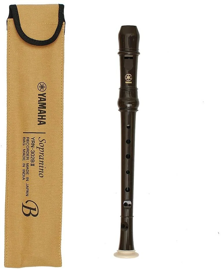 YAMAHA YRN-302BII ABS Sopranino Grabadora Instrumento Barroco Hecho en Japón 190473 Foto 3 de 3