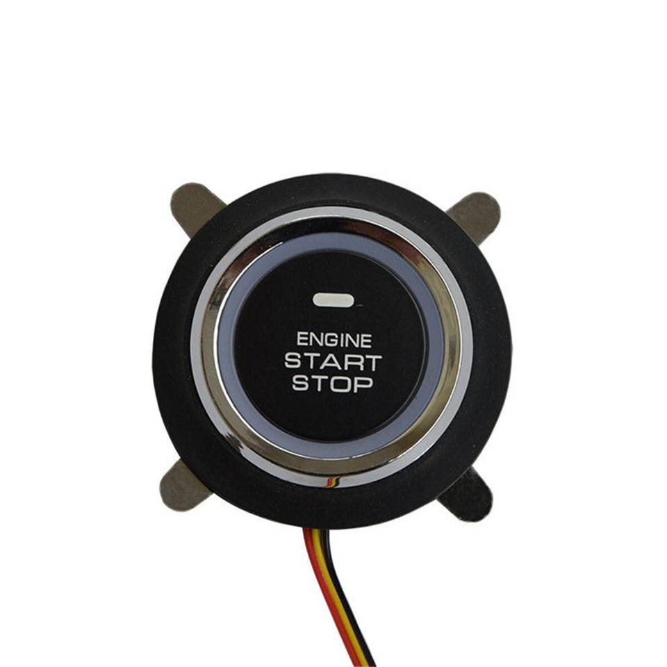 12V Car Engine LED Start Button Push Button Push Button Ignition ...