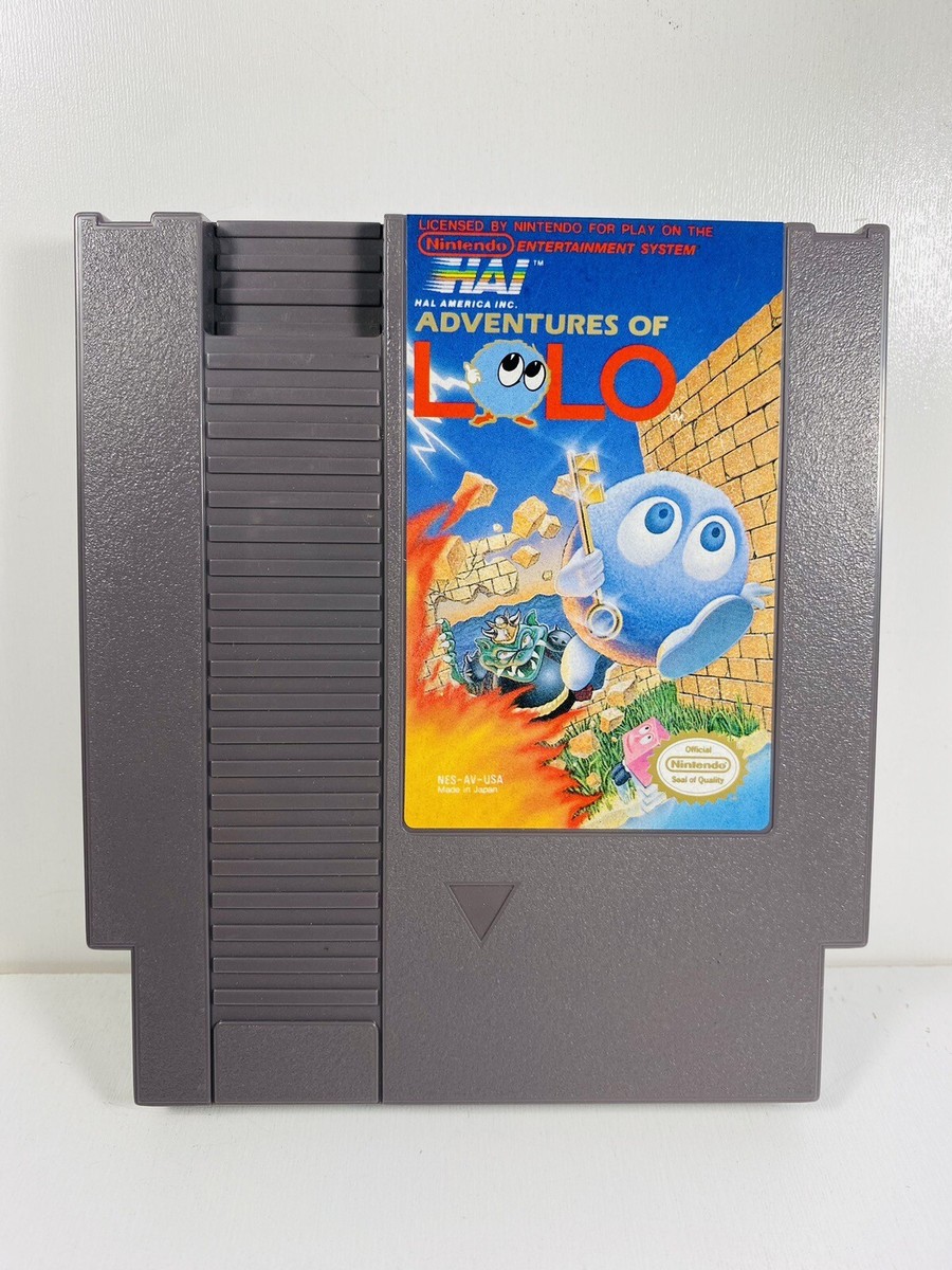 Adventures of Lolo NES Nintendo Original Classic Authentic Game