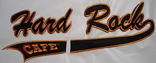 HARD ROCK  CAFE   LARGE   PATCH    NEW  16"  x 6"   