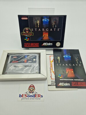 Stargate - Super Nintendo SNES - PAL - OVP - Anleitung