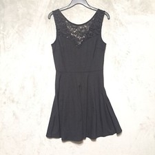 Nordstrom Soprano Lace Inset Skater Dress