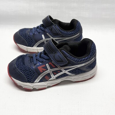 Asics Pre-Contend 4 Blue Shoes Sneakers Boy s K9