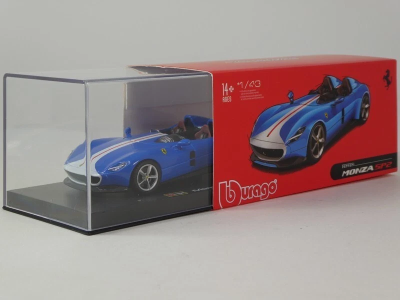 Burago BBurago Ferrari Monza SP2 Azul 2018 1/43 18-36913LB - Imagen 2 de 4