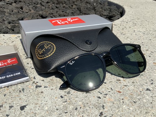 ray ban hexagonal black 54mm
