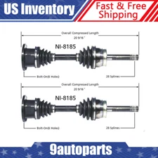 Fits 1996-2003 Nissan Pathfinder QX4 4WD 2000 2001 2002 Pair Front CV Axle Shaft