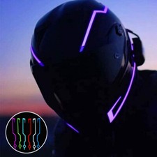 Helmet Motorcycle Light Riding Signal Strip Flashing Durable Kit Bar Diy Helmet