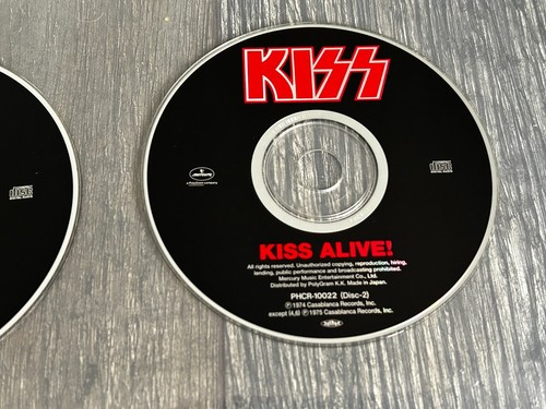 KISS CD Alive Remaster PHCR-10021/2 Japan Japanese Vintage Kiss Aucoin Concert - Picture 4 of 6