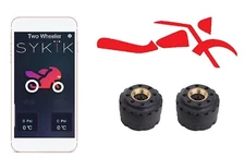 Sykik SRTP210 Motorcycle Tire Pressure Monitor Bluetooth Smartphone System NEW