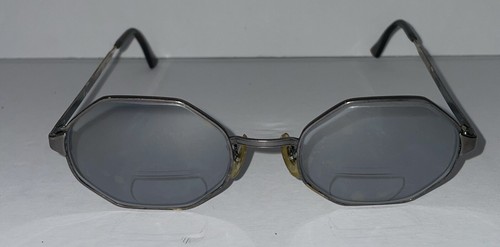 Vintage LIBERTY usa 12K GF Silver hexagon glasses eyeglasses frames Only 5-1/2