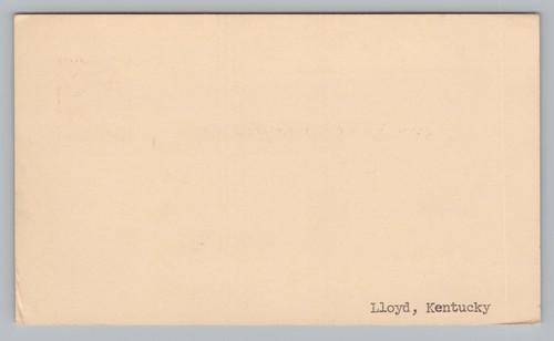 1958 S.N. Shure Radio Company, Chicago IL Minnie Herald Lloyd KY, Postcard P7 - Picture 2 of 2
