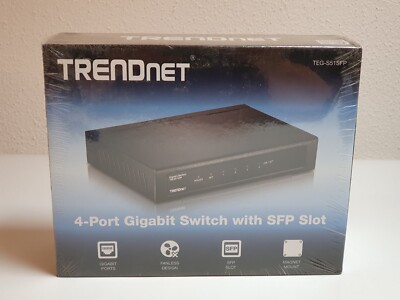 Trendnet TEG-S51SFP /UK Gigabit Ethernet Switch mit UK-eU Netzteil Konv. _0.75_6