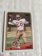 1988 Topps Football  #42 Joe Cribbs  San Francisco 49ers