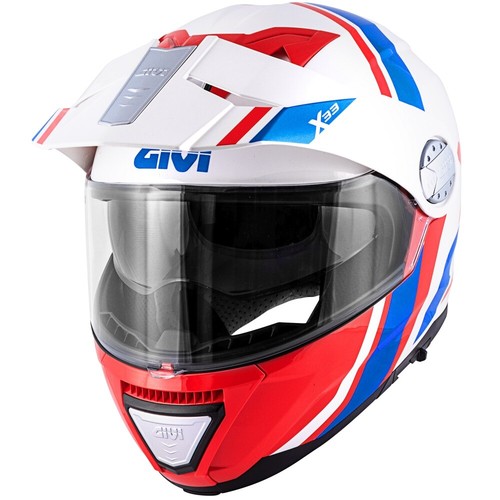 CASCO GIVI X.33 CANYON DIVISION BIANCO / ROSSO / BLU | eBay