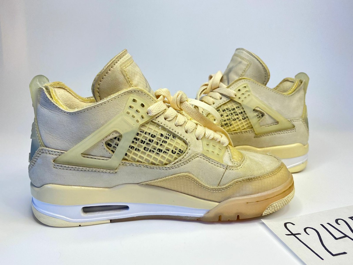 Nike Air Jordan 4 RETRO SP X OFF WHITE SAIL WOMENS SIZE WM Nike Air Jordan 4 RETRO SP X OFF WHITE SAIL WOMENS SIZE WM
