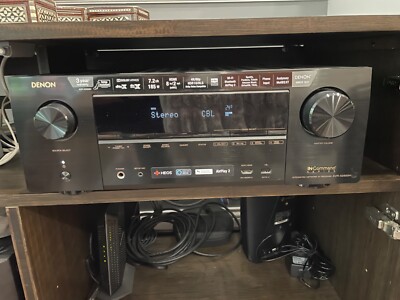 Denon AVR-X2600H  7.2-Channel 4K AV Receiver - Black