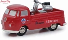 Schuco VW T1 Vespa Service w/Vespa Red Piccolo 1:90