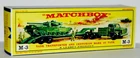 Matchbox Lesney  M-3 ANTAR TANK TRANSPORTER  Empty Repro Box style E..