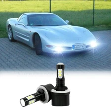 2x For 1997-2004 c5 Corvette HID LED SUPER BRIGHT Fog Light Conversion Bulbs Kit