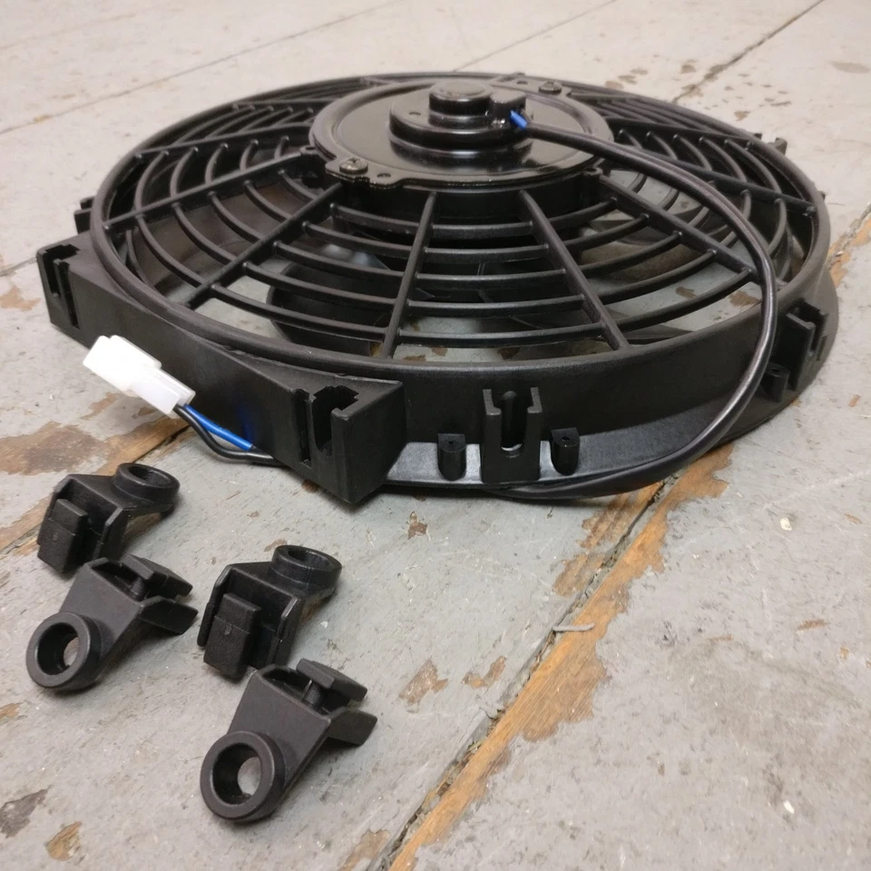 1961-66 Ford F-Series caminhão 10" S-Blade radiador ventilador de refrigeração 1019Cfm caixa captador - Imagem 4 de 4