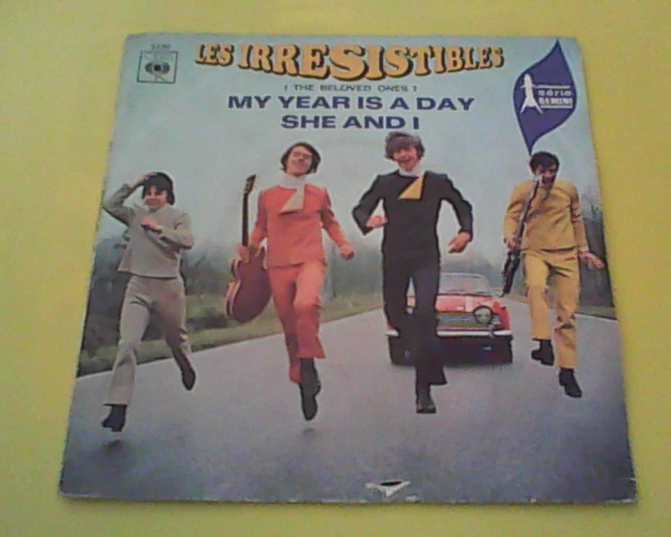 45 TOURS SP LES IRRESISTIBLES MY YEAR IS A DAY CBS 3330 DE 1968 - Photo 1/1