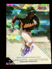 2017 Bowman's Best ATOMIC REFRACTOR PROSPECT ROOKIE AUTO Lazarito Armenteros /25