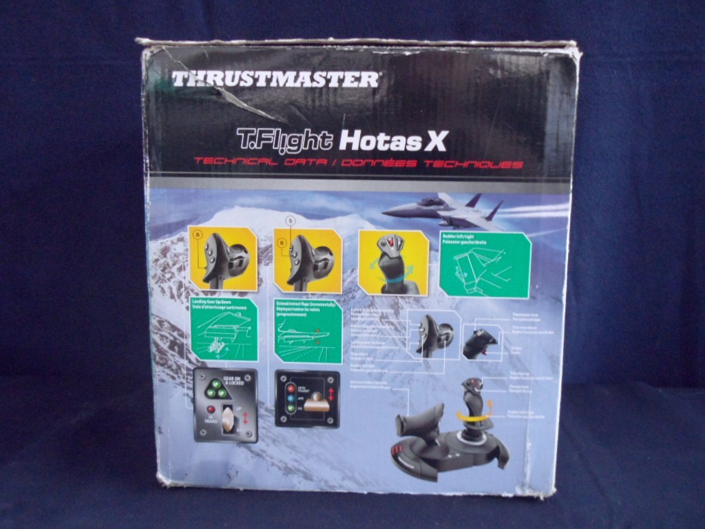 Thrustmaster T-flight Hotas X Flight Stick - Black for sale online