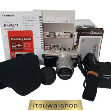 Olympus PEN E-PL7 Silver 14-42mm Lens Wi-Fi Camera Kit Tested Japan w/BOX