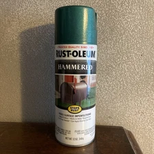 Rust-oleum Hammered Deep Green 7211 Spray Paint NEW