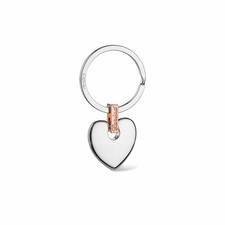 Clogau Cariad Silver Heart Keyring