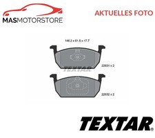 SATZ BREMSBELÄGE BREMSKLÖTZE VORNE TEXTAR 2263101 A FÜR VW POLO VI,T-CROSS