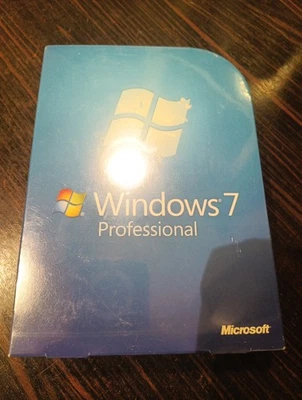 Microsoft Windows 7 Professional Full 32 & 64 Bit DVD Retail NEW-SEALED  - image 1 of 4