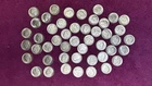 1964 Roosevelt Dimes 90% Silver 47of50 uncirculated