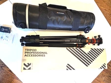 K&F Concept O234A7 - 78in Tripod Compact Aluminum W/ 360 Degree Ball Head  NIB