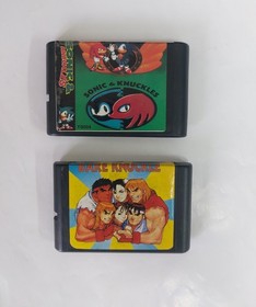 Vintage cartridges from 90's for sega mega drive pal region, lot of 12