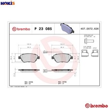 BRAKE PAD SET DISC BRAKE P 23 085 FOR ALFA ROMEO FIAT FIORINO/Box/Body/MPV 1.4L