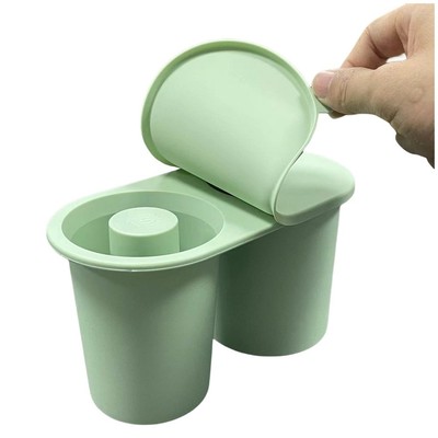 Silikon Eis Quadratische Schale und Form 30 40 OZ für die Herstellung von 2 Hohlzylindern Eis4492
