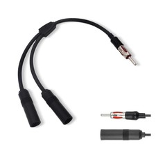 GLSOWEE Car Antenna Adapter, Radio Stereo Adapter Connector, 1 Black