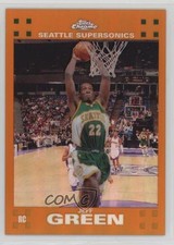 2007-08 Topps Chrome Orange Refractor 57/199 Jeff Green #151 0e5c