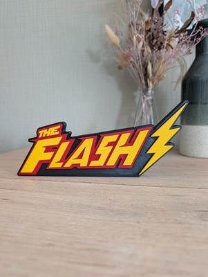 The Flash 3D Logo - DC Comics - Superhelden Deko 22x8cm